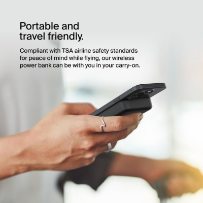 Батарея універсальна Belkin 10000mAh MagSafe Wireless Qi2 Black (BPD008BTBK)