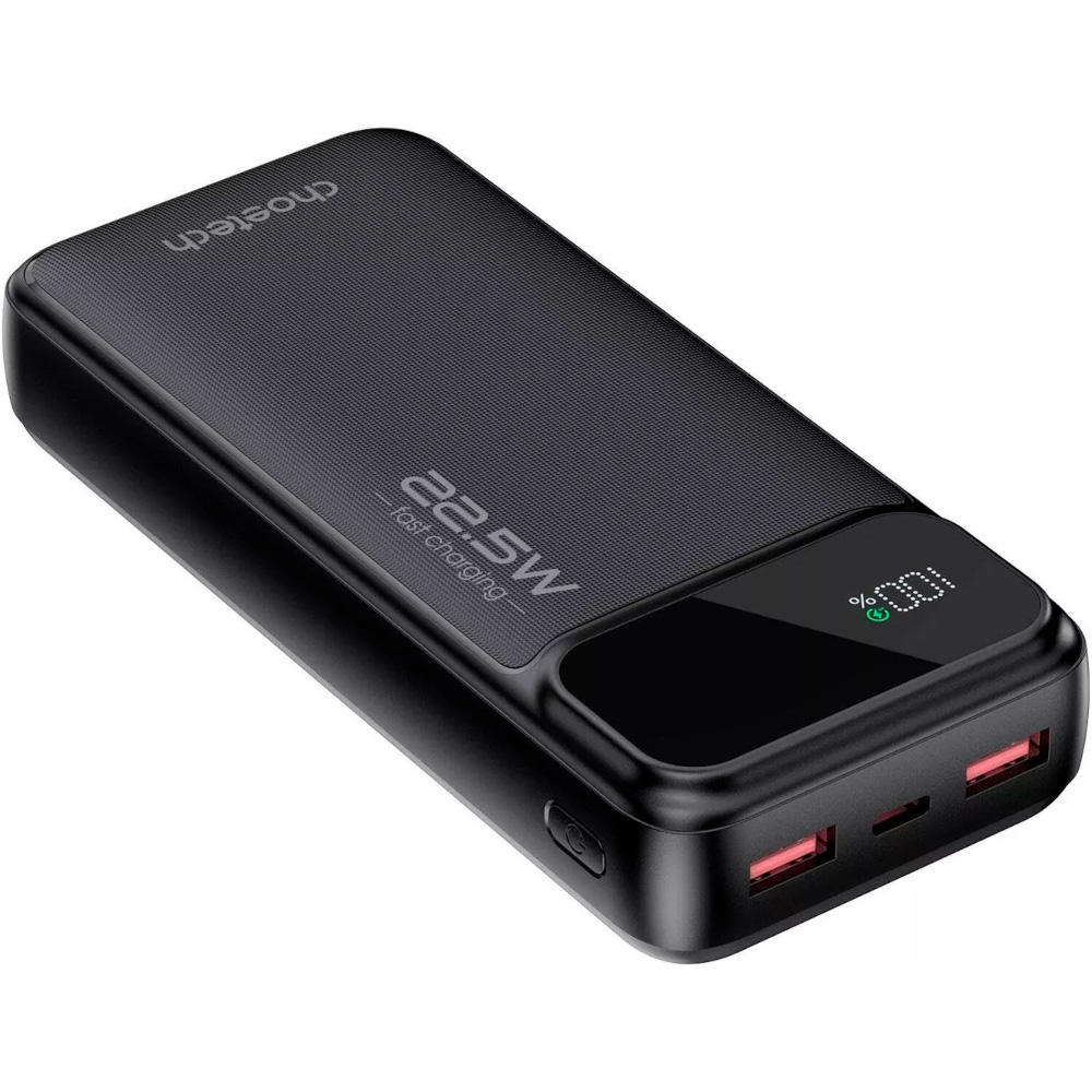 Батарея універсальна Choetech 20000mAh, PD/22.5W, QC/3.0, AFC Samsung, LED (B729)