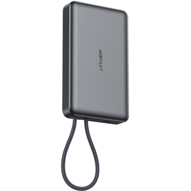 УМБ Acefast Magnetic Wireless 10000mAh 22.5W PD,QC 3.0 USB-C In/Out, QI 15W  M18 Black (6974316284017)