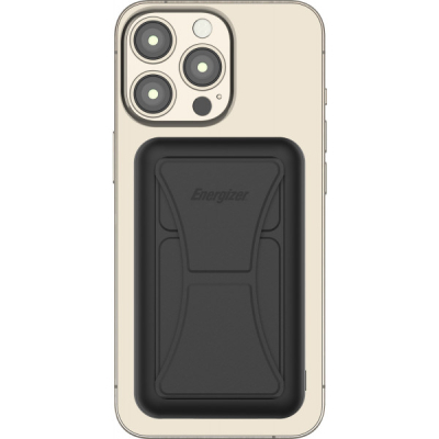 Батарея універсальна Energizer Magnetic Wireless 10000mAh 22.5W PD USB-A, USB-C In/Out, Black (QM100