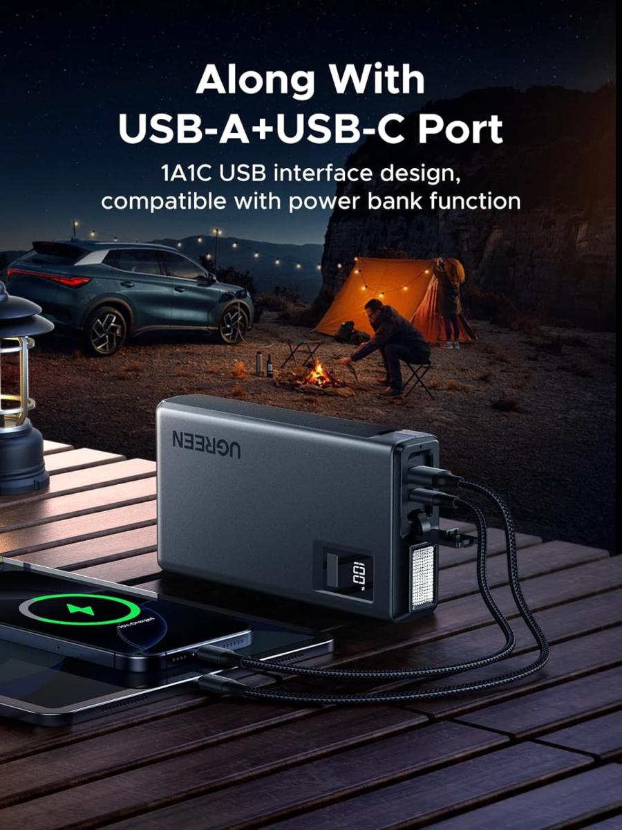 Автомобільний Jump Starter 12000mAh ES702  Ugreen (35977)