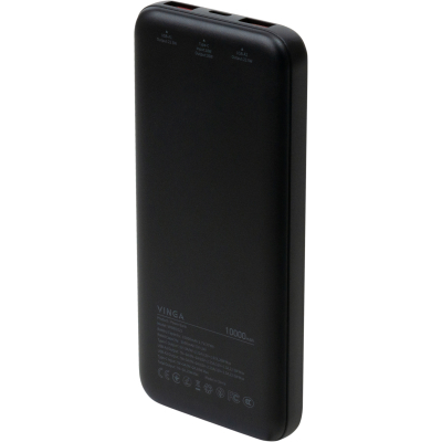 Батарея універсальна Vinga 10000 mAh 22.5W Display Black (VPBB1022) Батарея універсальна Vinga 10000 mAh 22.5W Display Black (VPBB1022)