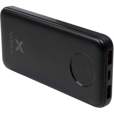 Батарея універсальна Vinga 10000 mAh 22.5W Display Black (VPBB1022) Батарея універсальна Vinga 10000 mAh 22.5W Display Black (VPBB1022)