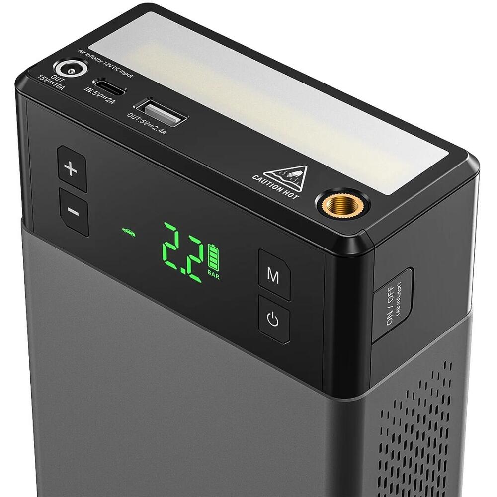 Автомобільний портативний Jump Starter X1 2500A з компресором 150PSI Vtoman (X1_VTOMAN) (1788851)