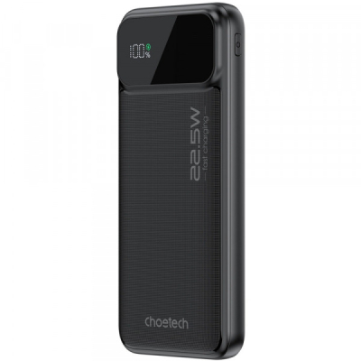 Батарея універсальна Choetech 10000mAh 22.5W, PD, QC/3.0, USB-A, USB-C, Black (B728-CCBK)