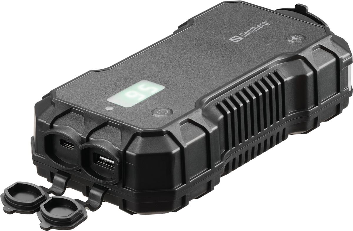 Автомобільний Jump Starter 10000mAh 18W USB-C,USB-A, ліхтар 2W Sandberg (420-98)