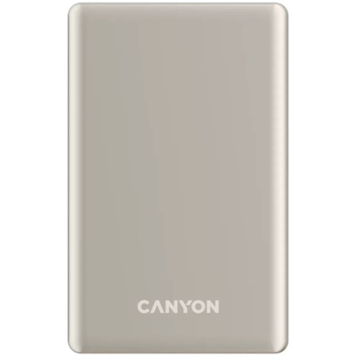 Батарея універсальна Canyon 5000mAh OnPower 505 slim Magsafe PD/20W Beige (CNS-CPB505BE)