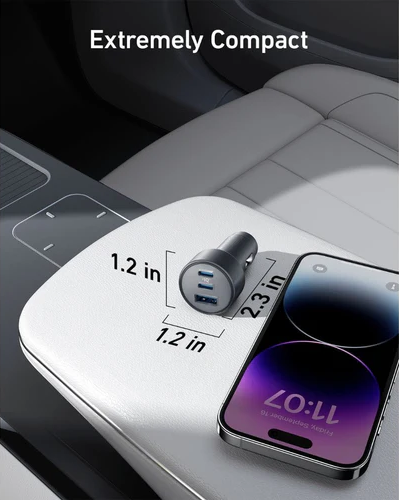 Авто зарядка ANKER PowerDrive 325 – 67W PD + 22.5W USB-A (Чорний) (1777621)