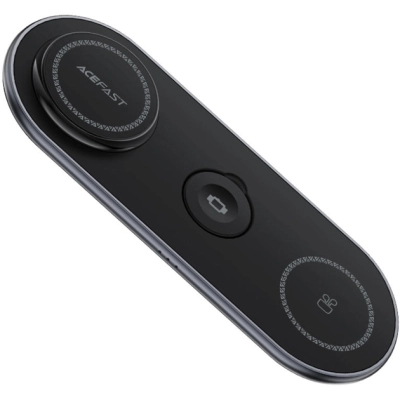 Зарядний пристрій Acefast Wireless QI 3in1 15W E19 Qi2 (6974316283096)