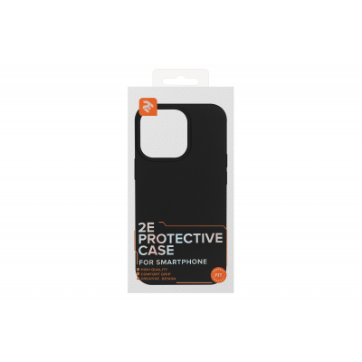 Чохол до мобільного телефона 2E Basic Apple iPhone 13 Pro Liquid Silicone Black (2E-IPH-13PR-OCLS-BK