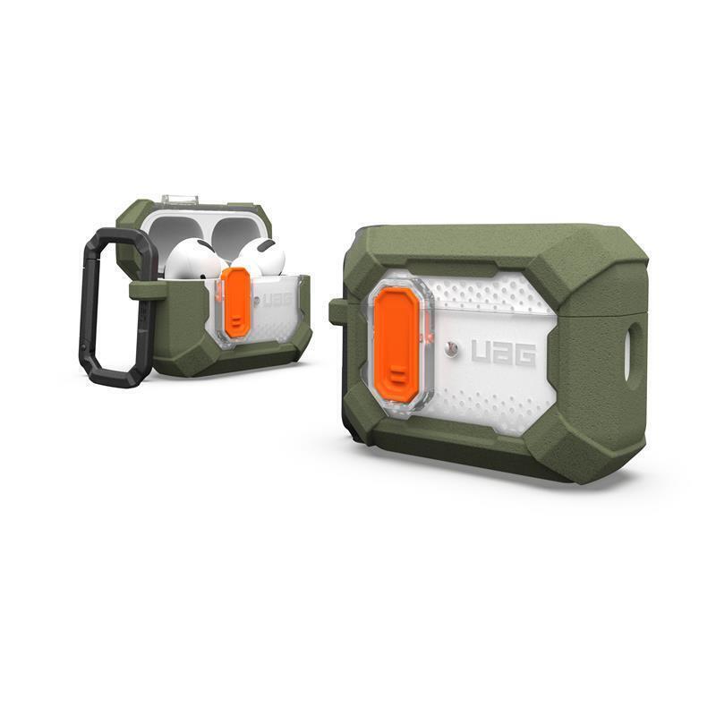Чохол UAG для AirPods (Gen 4, 2024), Plasma, Olive Drab (104129117272) (1804215)