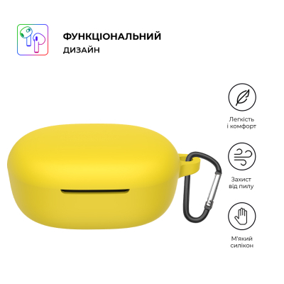 Чохол для навушників Armorstandart Silicone Case Xiaomi Redmi Buds 4 Lite Yellow (ARM73549)