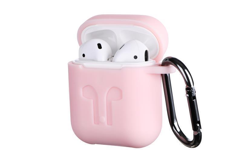 Чохол 2Е для AirPods (Gen 1-2, 2016-2019), Pure Color Silicone Imprint (3.0mm), рожевий світлий (2E-AIR-PODS-IBPCSI-3-LPK) (1472736)