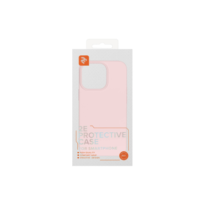 Чохол до мобільного телефона 2E Apple iPhone 14 Pro , Liquid Silicone, Rose Pink (2E-IPH-14PR-OCLS-R