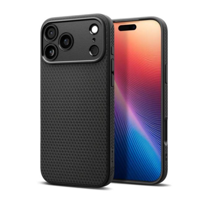 Чохол Spigen для iPhone 17 Pro Max, Liquid Air, Matte Black (ACS10265)