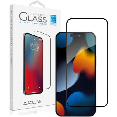 Захисне скло ACCLAB Full Glue для Apple iPhone 15 Black (1283126575228)