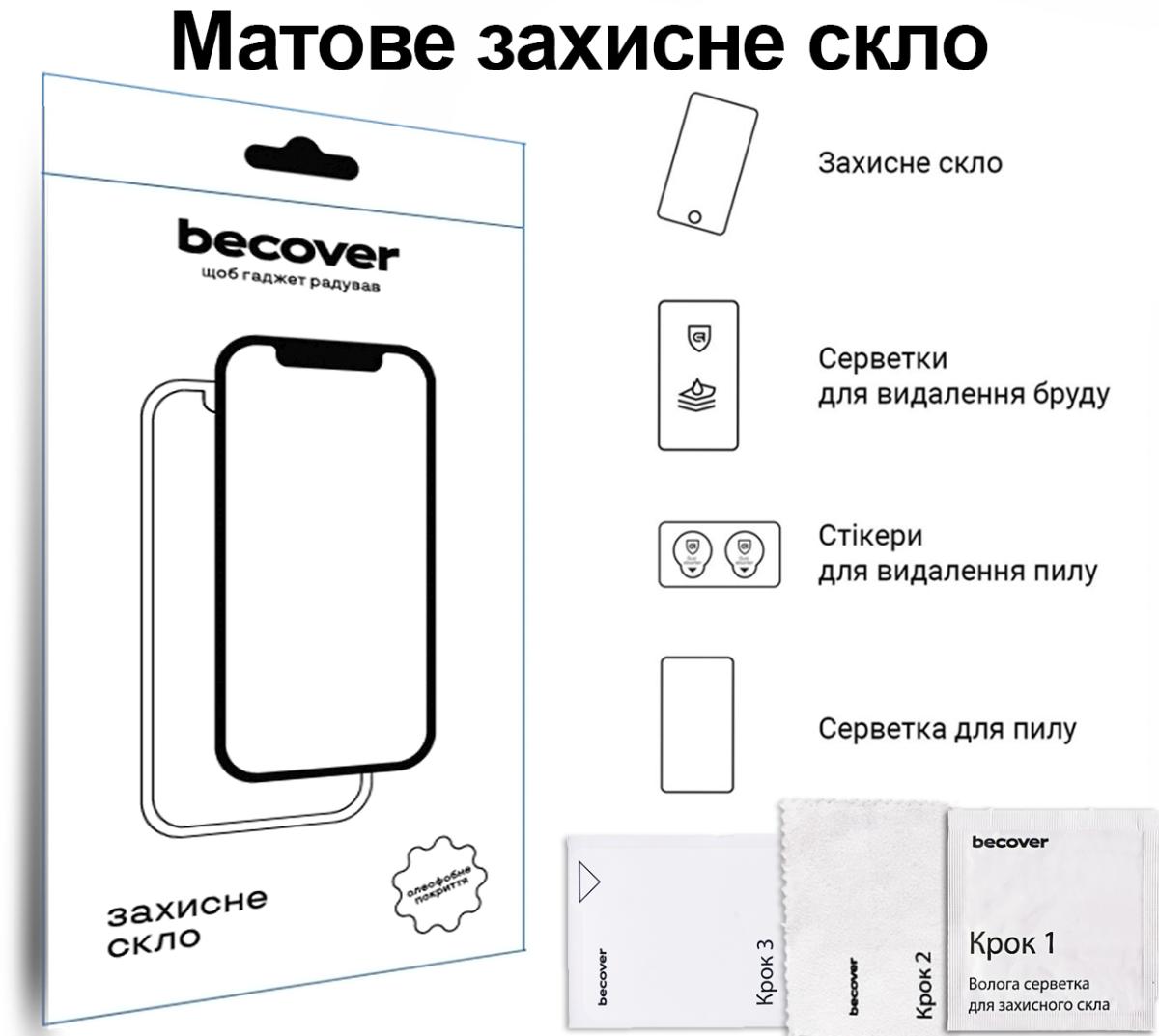 Захисне скло BeCover Matte Anti-Glare для Apple iPad Air 11