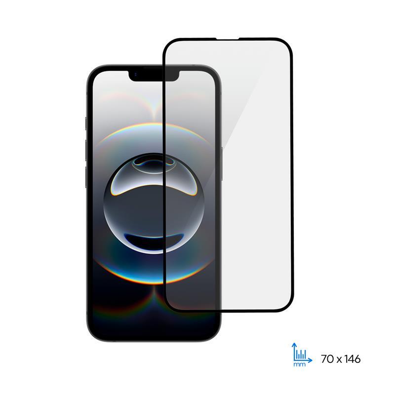 Захисне скло 2E для Apple iPhone 16e(6.1), 2.5D FCFG, (1 Pack), чорна рамка (2E-IP-16E.-6.1-SMFCFG-BB) (1838751)
