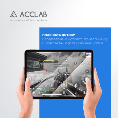 Скло захисне ACCLAB Full Glue Apple iPad Pro 11 (2024) (1283126593697)