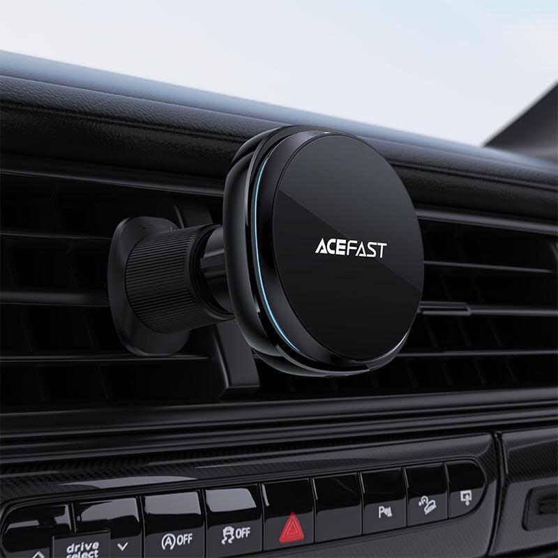 Автомобільне кріплення для смартфона D31 Magnetic wireless charging Acefast (6974316283218) (1827412)