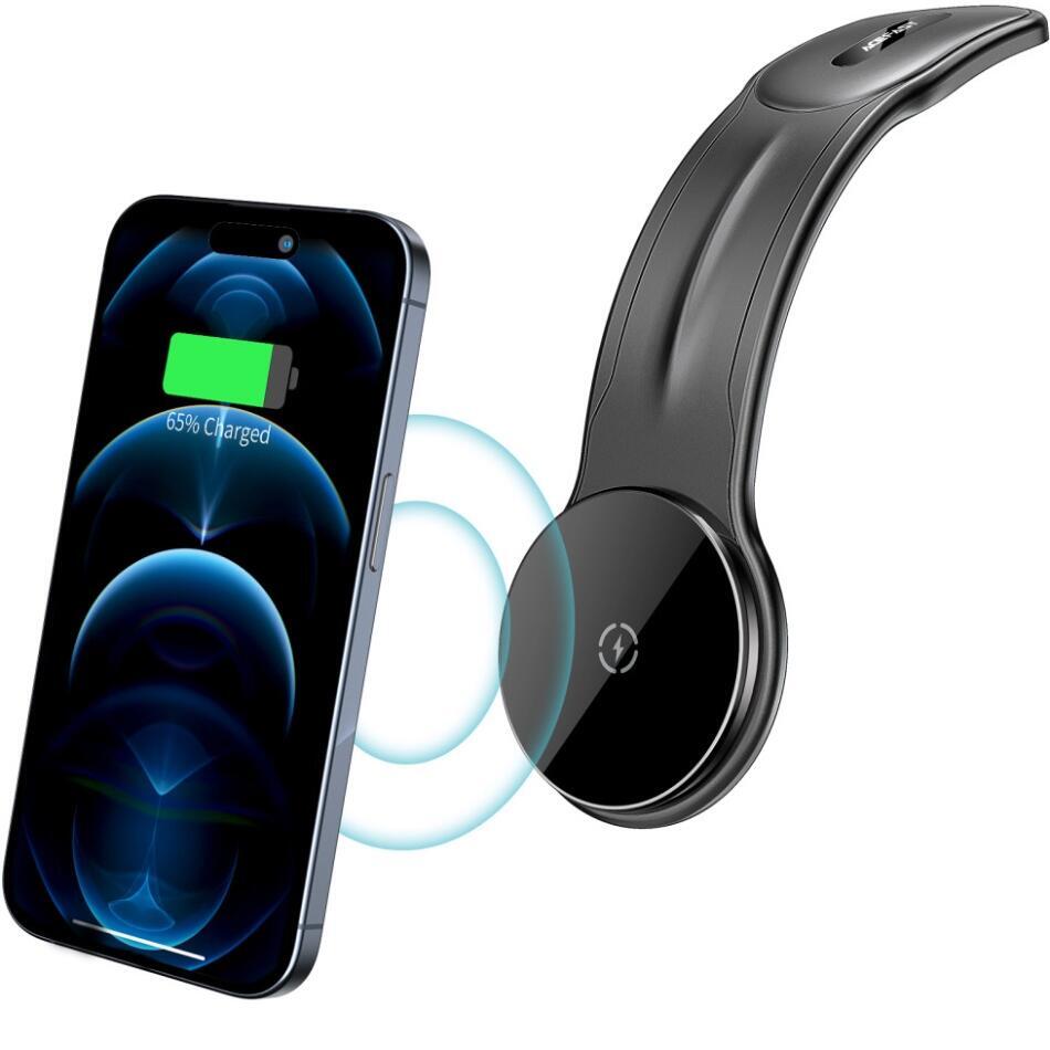 Автомобільне кріплення для смартфона D21 Magnetic wireless (на панель) Velcro Acefast (6974316282907) (1827413)