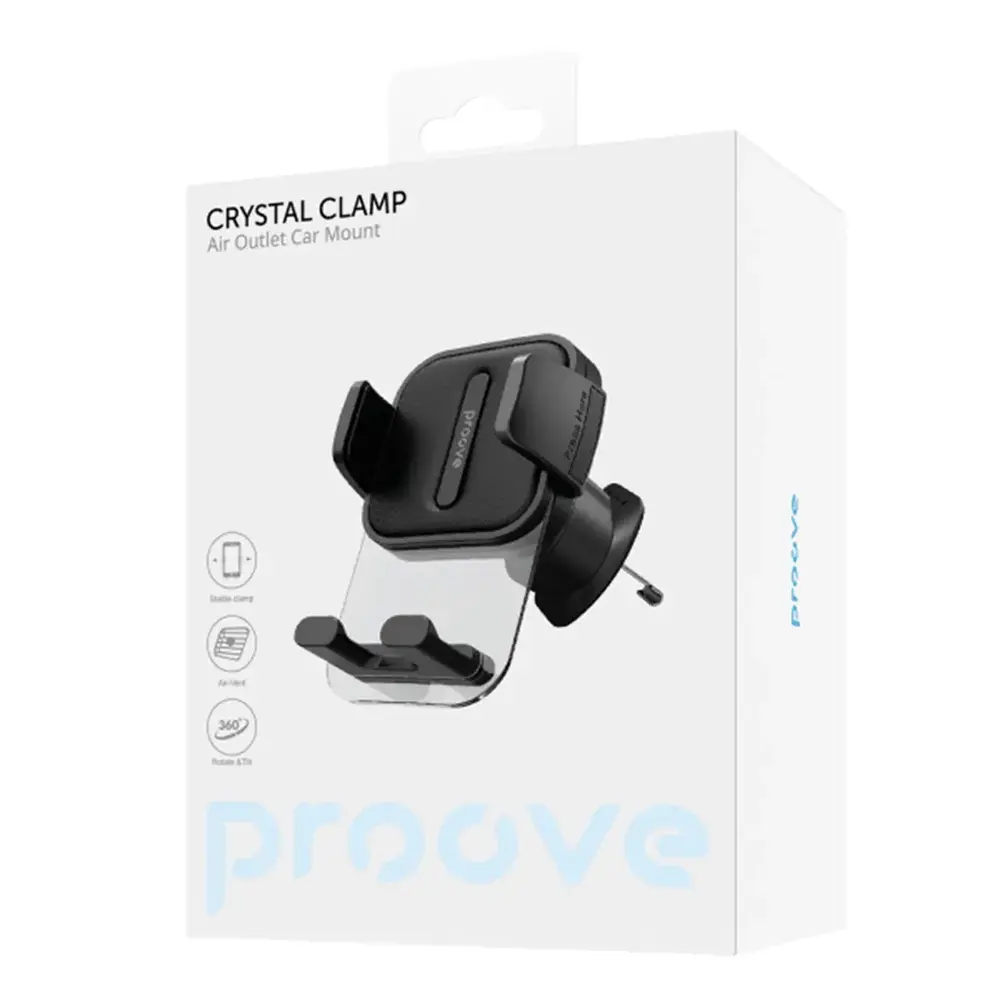 Автомобільний тримач Proove Crystal Clamp Air Outlet Car Mount (CHCC00000001) (1763552)