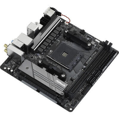 Mатеринська плата sAM4 AMD B550 2xDDR4 HDMI/DP 2xM .2  GbE LAN mini-ITX  B550M-ITX/AC ASROCK (B550M-ITX/AC)