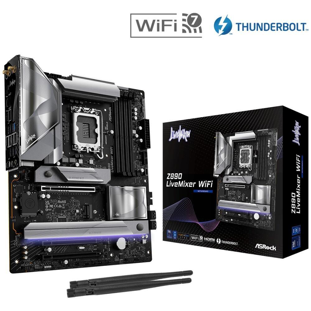 Материнська плата ASRock Z890 LiveMixer WiFi Socket 1851