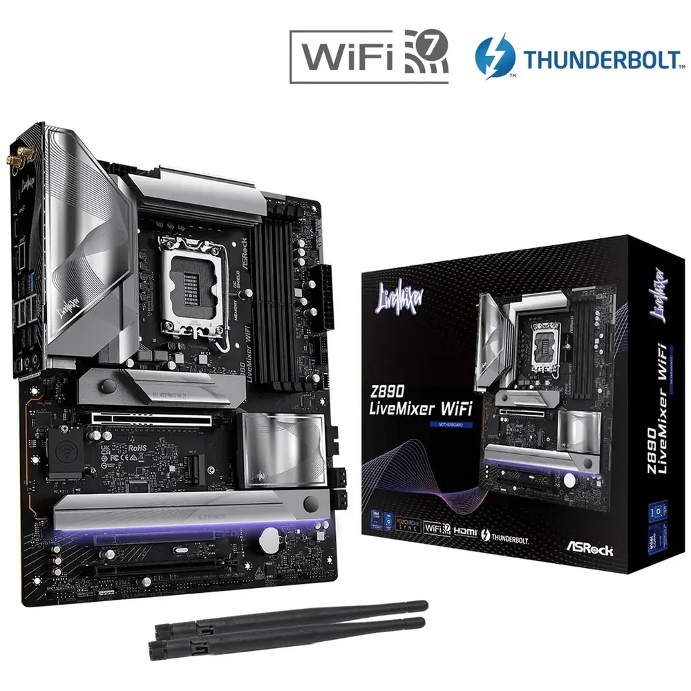 Материнська плата ASRock Z890 LiveMixer WiFi Socket 1851