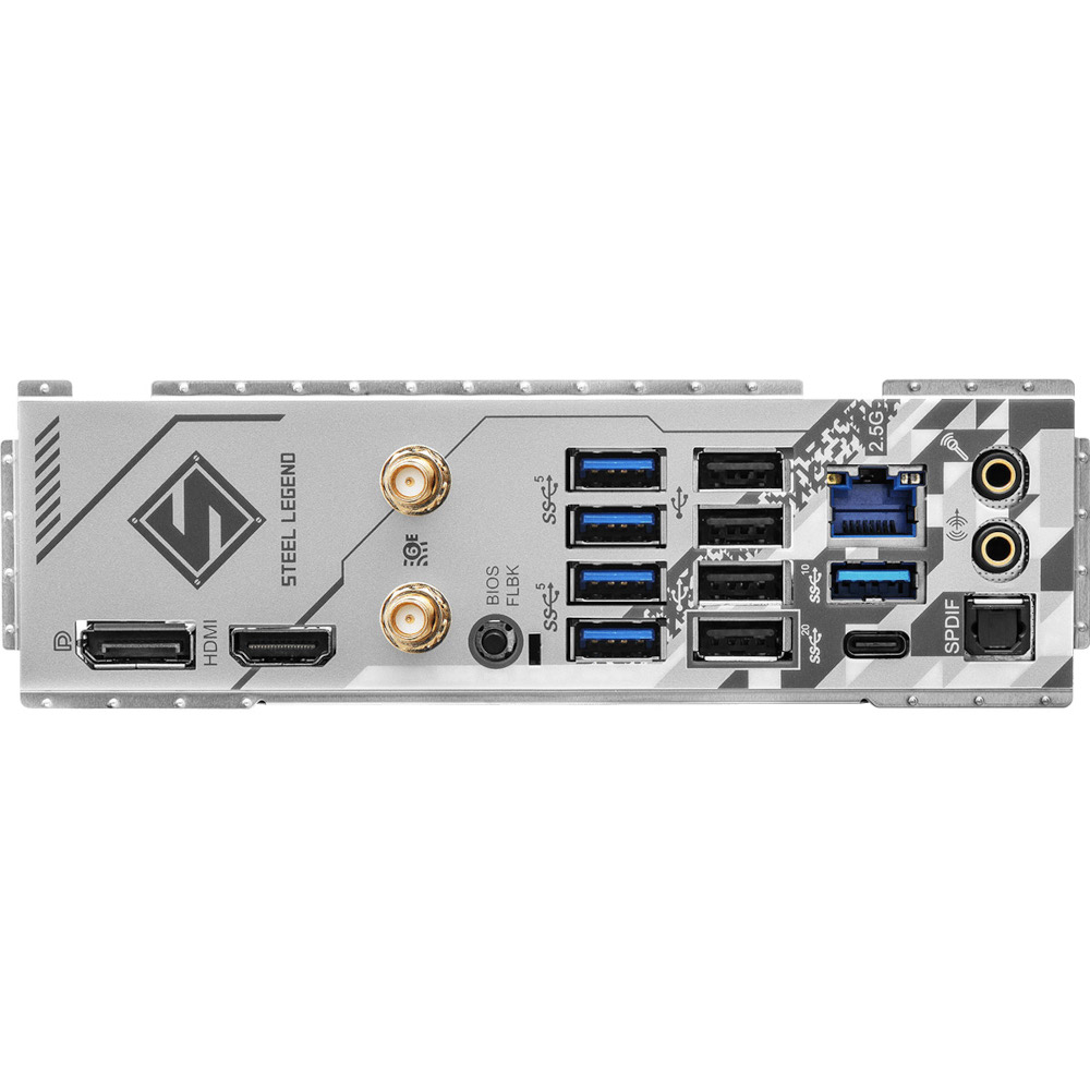 Mатеринська плата sAM5 AMD B650 4xDDR5 HDMI/DP 3xM .2 2.5GbE LAN ATX B650 STEEL LEGEND WIFI ASROCK (B650 STEEL LEGEND WIFI)