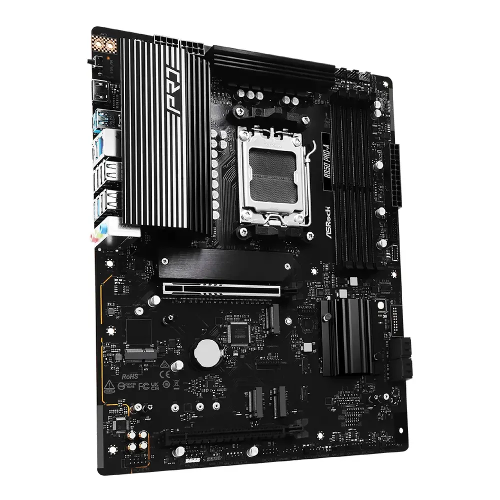 Mатеринська плата sAM5 AMD B850 4xDDR5 HDMI/USB3.2  4xM.2 2.5GbE LAN ATX B850 PRO-A ASROCK (B850 PRO-A)