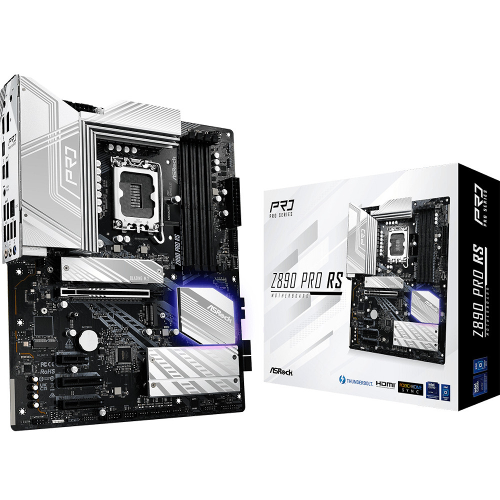 Mатеринська плата s1851 Intel Z890 ATX Z890 PRO RS ASROCK (Z890 PRO RS)