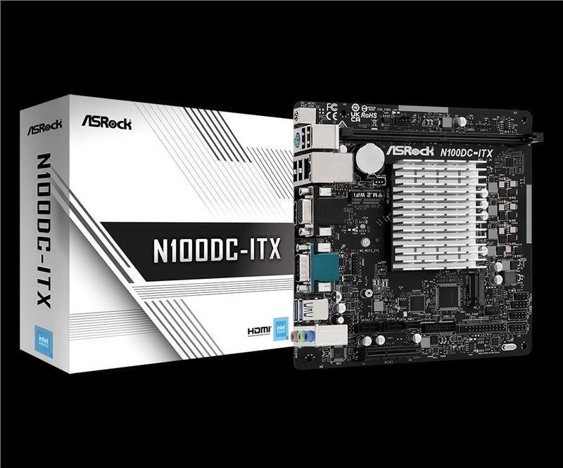 Mатеринська плата ASROCK N100DC-ITX (1554420)