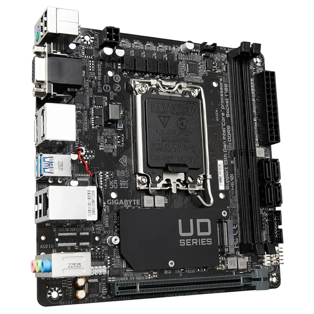 Mатеринська плата GIGABYTE H610I (1706533)