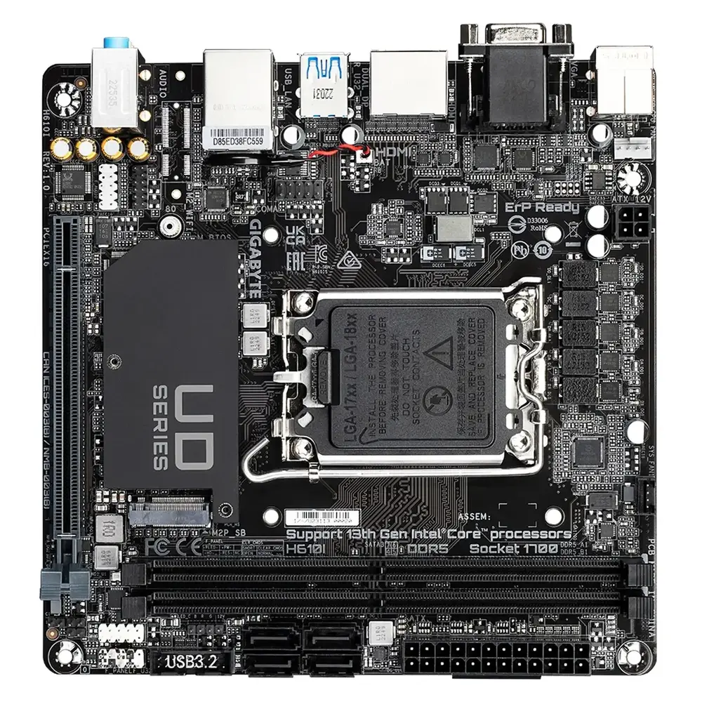 Mатеринська плата GIGABYTE H610I (1706533)