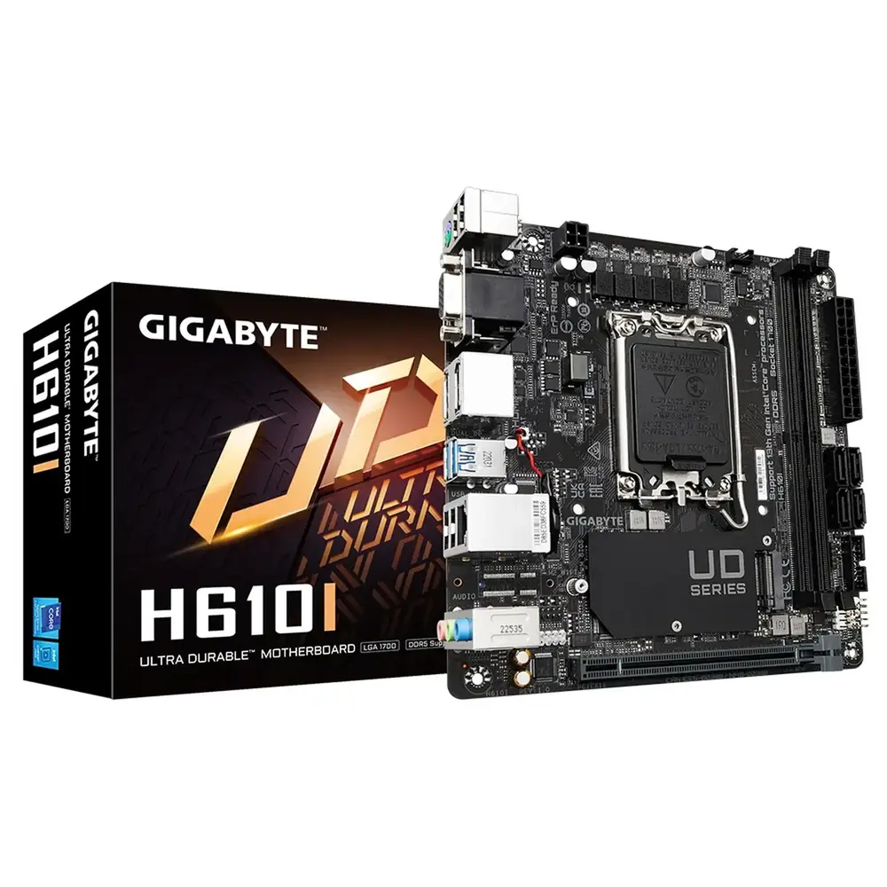 Mатеринська плата GIGABYTE H610I (1706533)