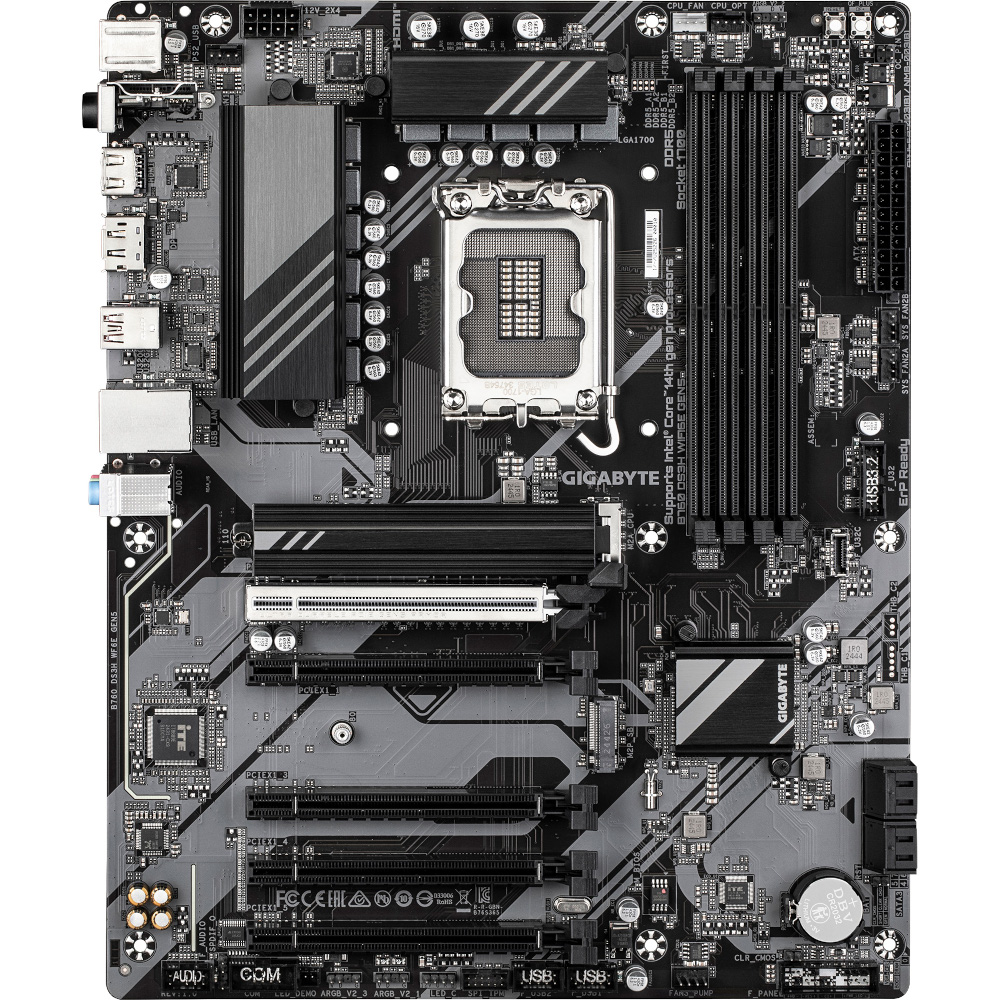Mатеринська плата s1700 Intel B760 HDMI/DP 2xM.2 G bE LAN ATX B760 DS3H WIFI6E GEN5 B760 DS3H WIFI6E GEN5 GIGABYTE (B760 DS3H WIFI6E GEN5)