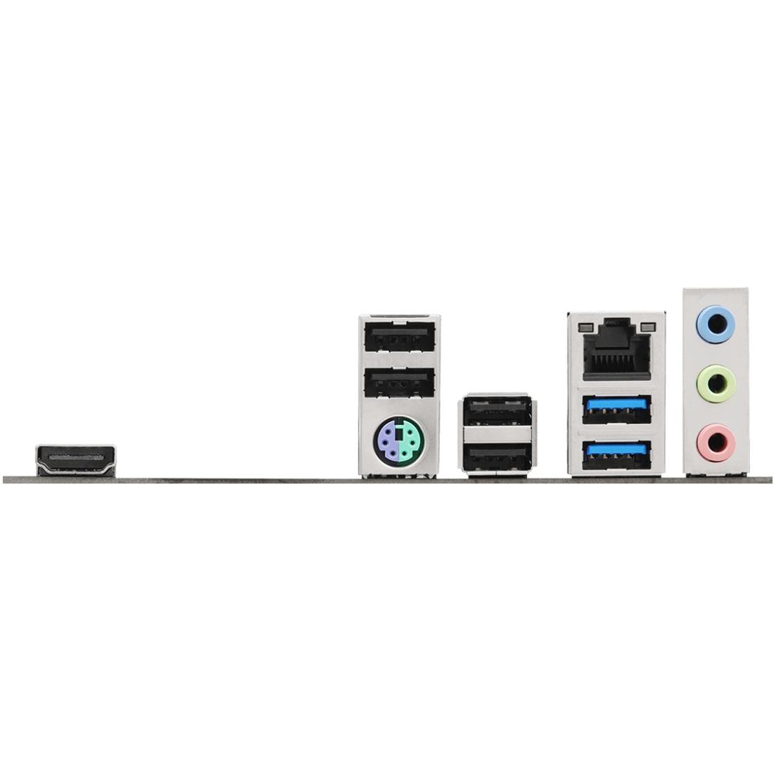 Mатеринська плата AsRock H810M-H (1851/H810, 2*DDR5, PCIex16, HDMI, 4xSATA, M.2, Glan, 7.1ch, mATX) (H810M-H)
