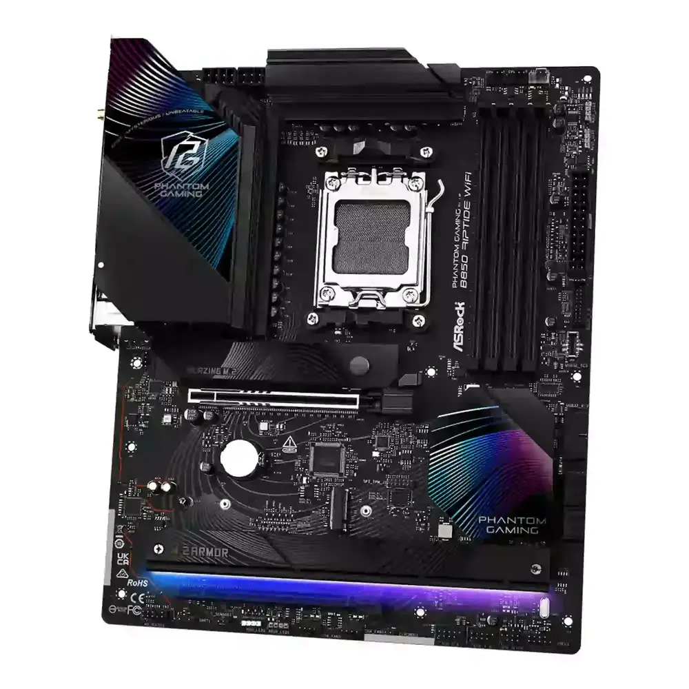 Mатеринська плата sAM5 AMD B850 4xDDR5 HDMI 4xM.2  2.5GbE LAN ATX B850 RIPTIDE WIFI ASROCK (B850 RIPTIDE WIFI)