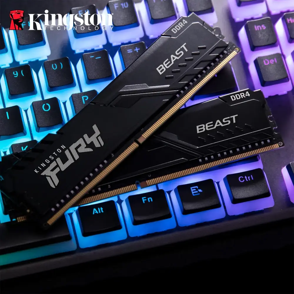 Модуль пам`ятi DDR4 16GB/3200 Kingston Fury Beast Black (KF432C16BB1/16)