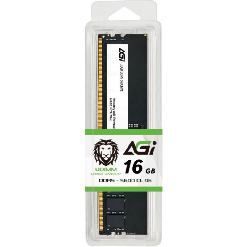 Модуль пам`ятi DDR5 16Gb 5600MHz AGI, Retail (AGI560016UD238-ST)