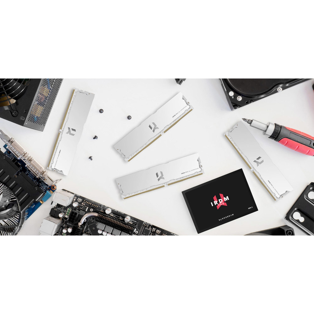 Модуль пам'яті 16Gb DDR4 3600MHz IRDM PRO White (2 x8)  IRP-W3600D4V64L18S/16GDC GOODRAM (IRP-W3600D4V64L18S/16GDC)