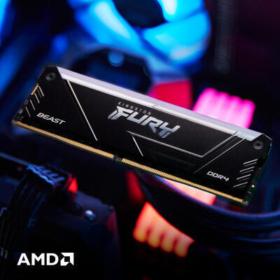 Модуль пам`ятi DDR4 16GB/3200 Kingston Fury Beast RGB (KF432C16BB2A/16)