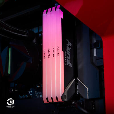Модуль пам`ятi DDR4 16GB/3200 Kingston Fury Beast RGB (KF432C16BB2A/16)