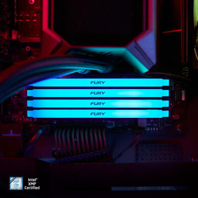 Модуль пам`ятi DDR4 16GB/3200 Kingston Fury Beast RGB (KF432C16BB2A/16)