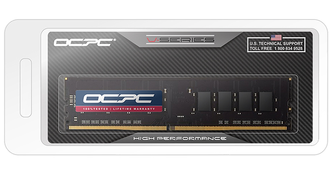 Модуль пам`ятi DDR4 16Gb 3200MHz OCPC VS Series, Retail (MMV16GD432C22U)
