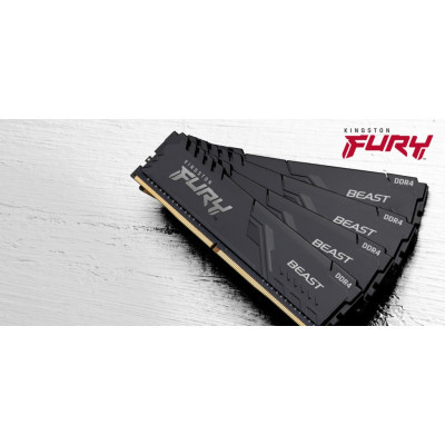 Модуль пам`ятi DDR4 16GB/3200 Kingston Fury Beast Black (KF432C16BB/16)