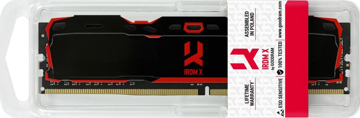 Модуль пам`яті DDR4 16GB/3200 Goodram Iridium X Black (IR-X3200D464L16SA/16G)