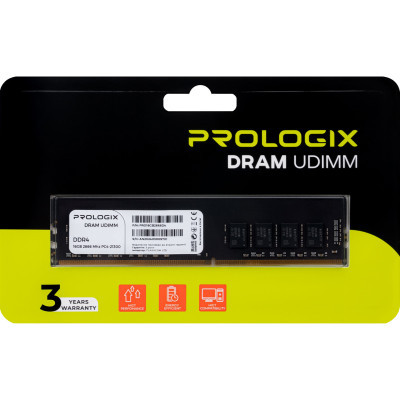 Модуль пам`ятi DDR4 16GB/2666 Prologix (PRO16GB2666D4)