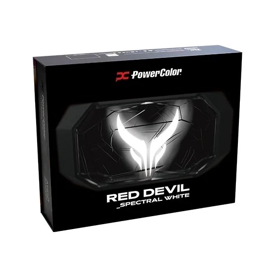 Відеокарта AMD Radeon RX 9070 XT 16GB GDDR6 Red Devil Spectral White PowerColor (RX9070XT 16G-E/OC/WHITE)